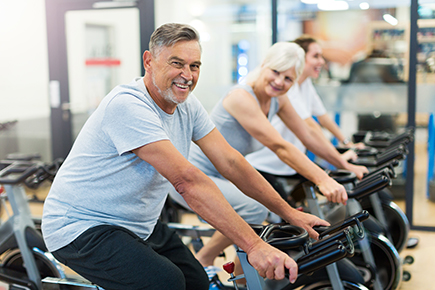 seniors exercising, healthy habits
