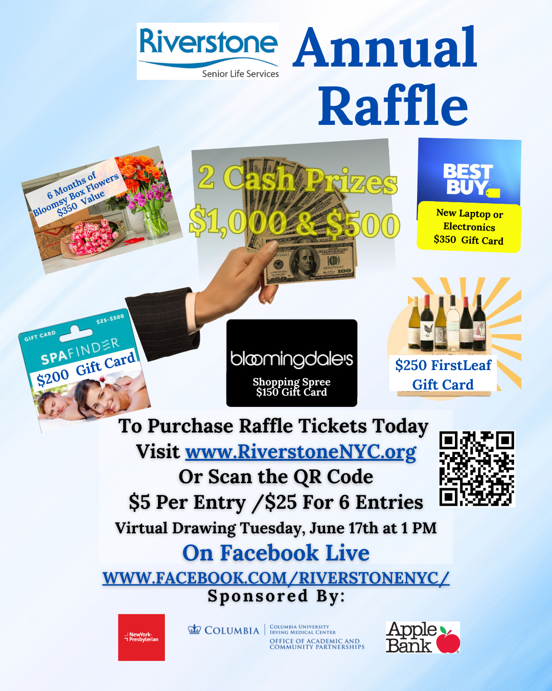 Senior Center Raffle Annual Raffle - Riverstone Senior Life Services
